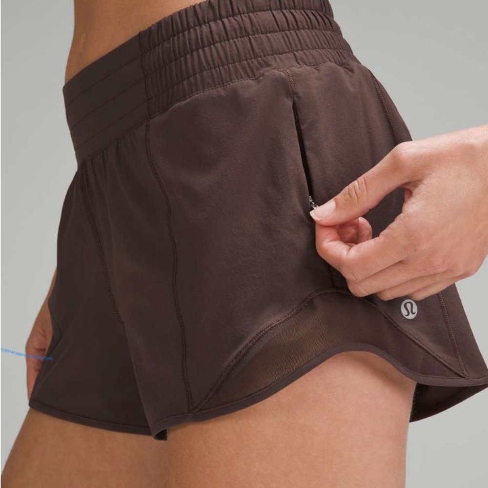 NWT Lululemon Hotty Hot HR Short 2.5” Espresso 8 RARE